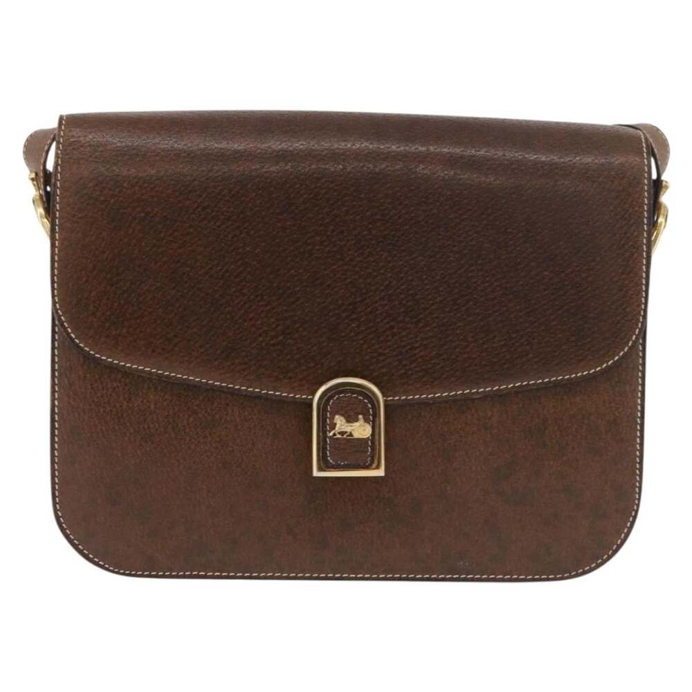 Celine Horse Carriage Shoulder Bag Brown